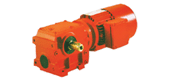 E series helical gear worm reducer