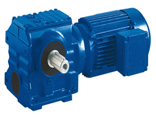 TXS series helical gears -- worm gear reducer motor