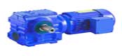 JS series helical gears - worm reducer