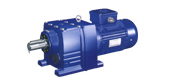DR series helical gear reducer of hard toothed surface
