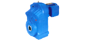 SP series parallel shaft helical gear reducer motor