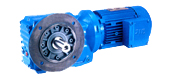 JRTK helical gears, bevel gear reducer motor