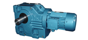 NK series helical bevel gear reducer
