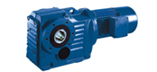 SXK series helical gears bevel gear reducer motor
