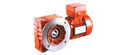 WXS series helical gears - worm gear motor