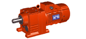 XR series helical gear reducer of hard toothed surface